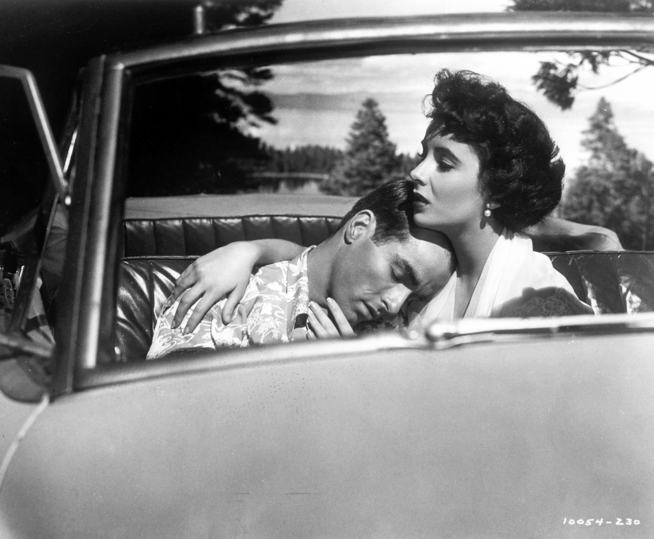 Montgomery Clift and Elizabeth Taylor in A PLACE IN THE SUN